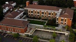image of an aerial view of the College of Education HEDCO building